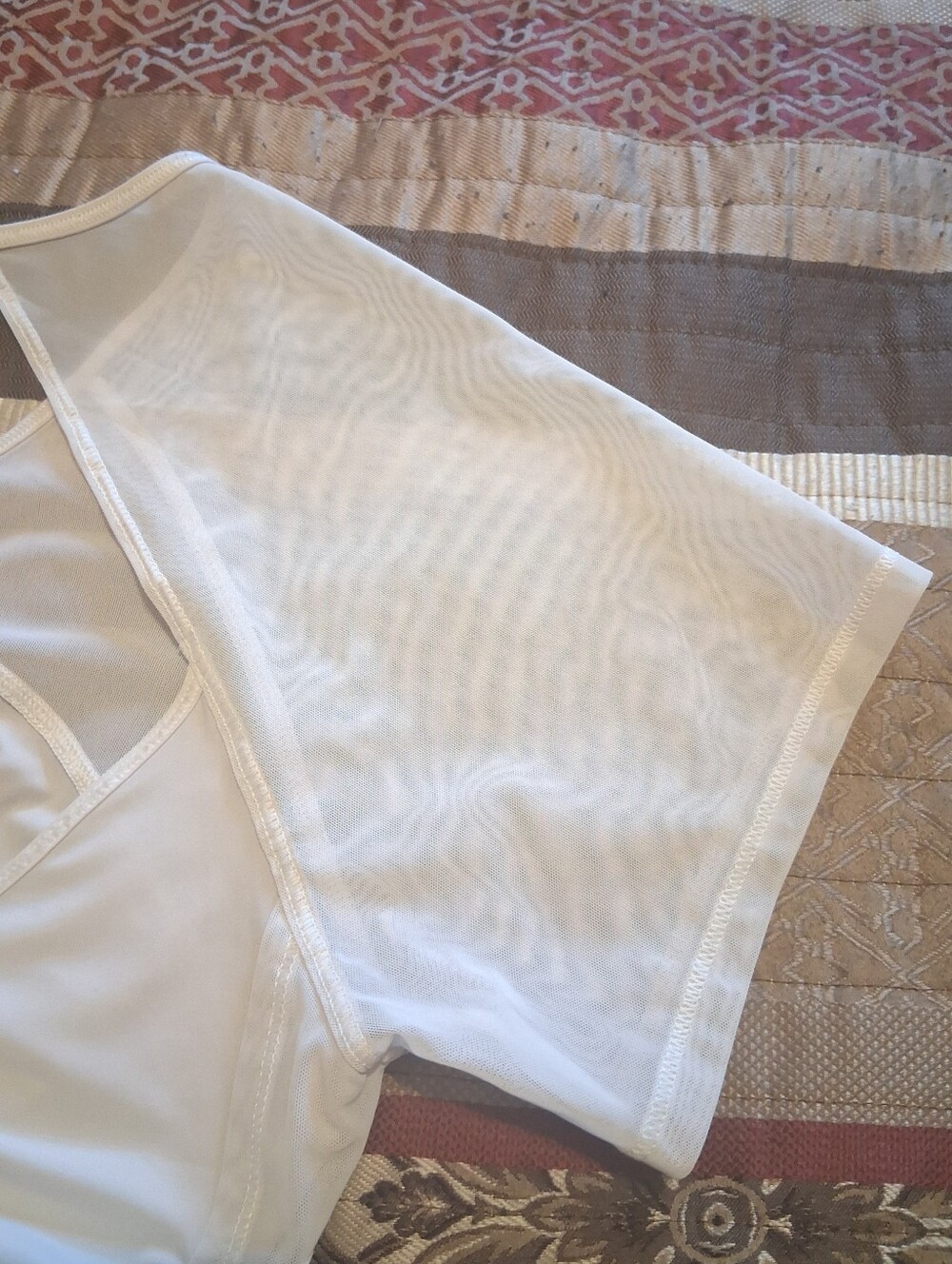 Lululemon Athletica Women Tops Mesh Cut Out Short Sleeve Side Slips Running - Picture 10 of 13